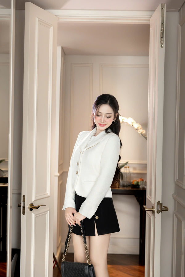 HIVI COAT & DARA SET - SET TRANG PHỤC NỮ THANH LỊCH GAM MÀU BASIC